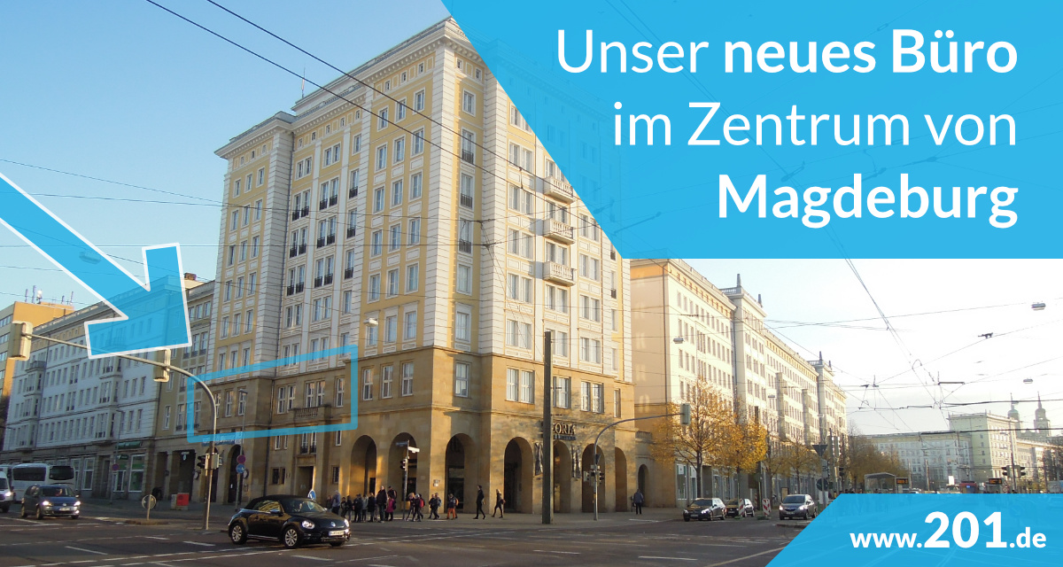 Neues Büro im Zentrum von Magdeburg ist fertig.